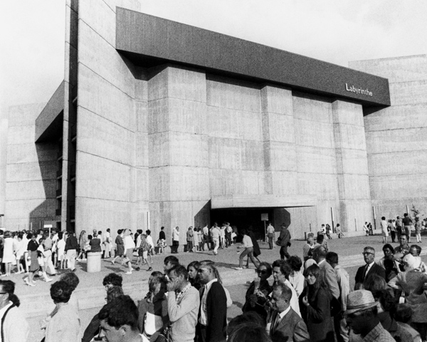 The Labyrinth Pavilion at Expo67 in Montreal