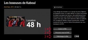 Les boxeuses de Kaboul - options d'achat